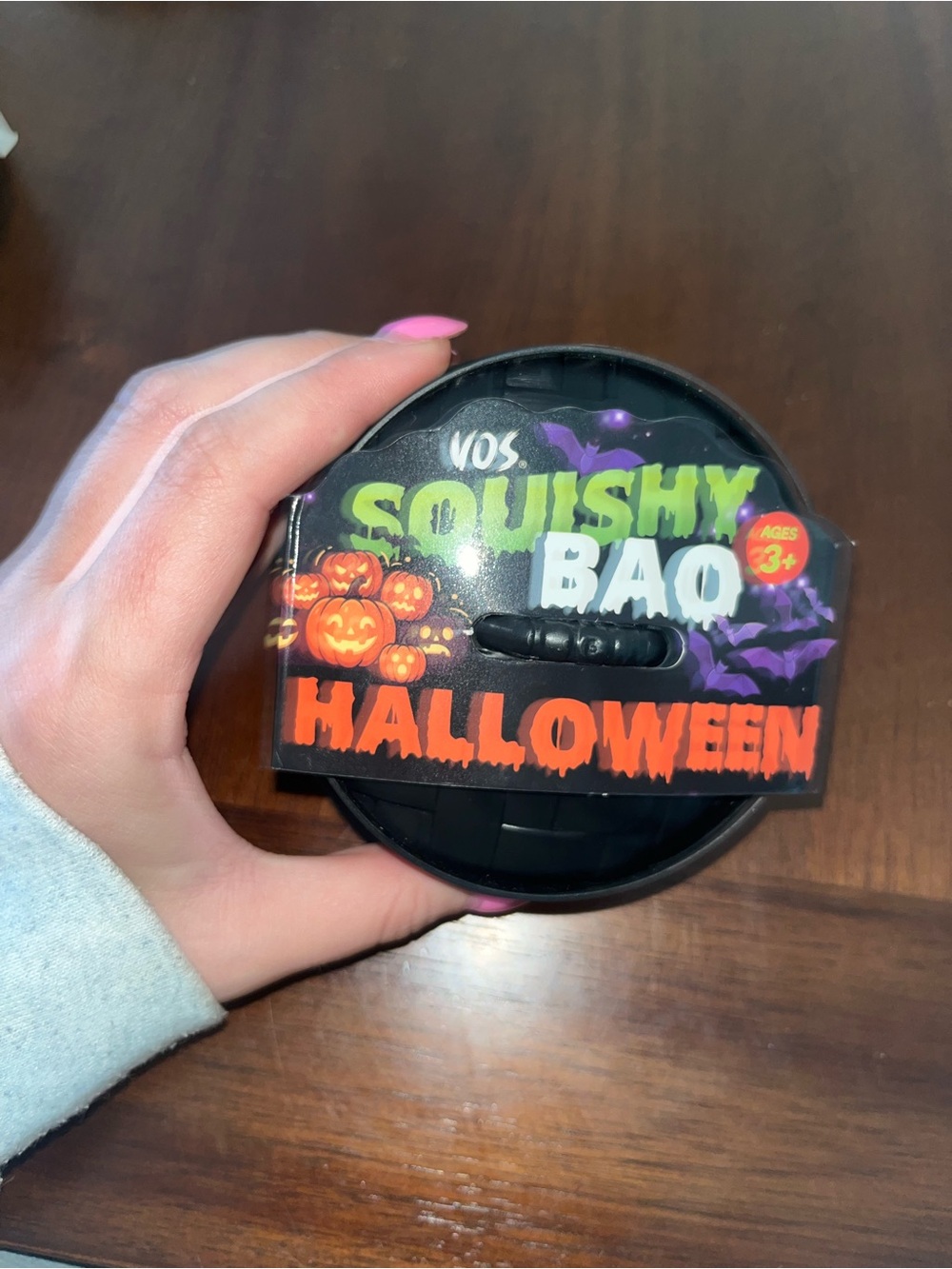 VOS Squishy Bag Halloween Squeeze Toy - Black